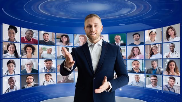 Virtual Event Conference Or Convention