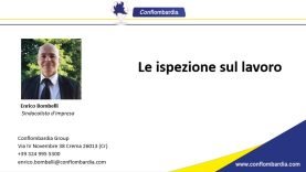 Le ispezioni sul lavoro